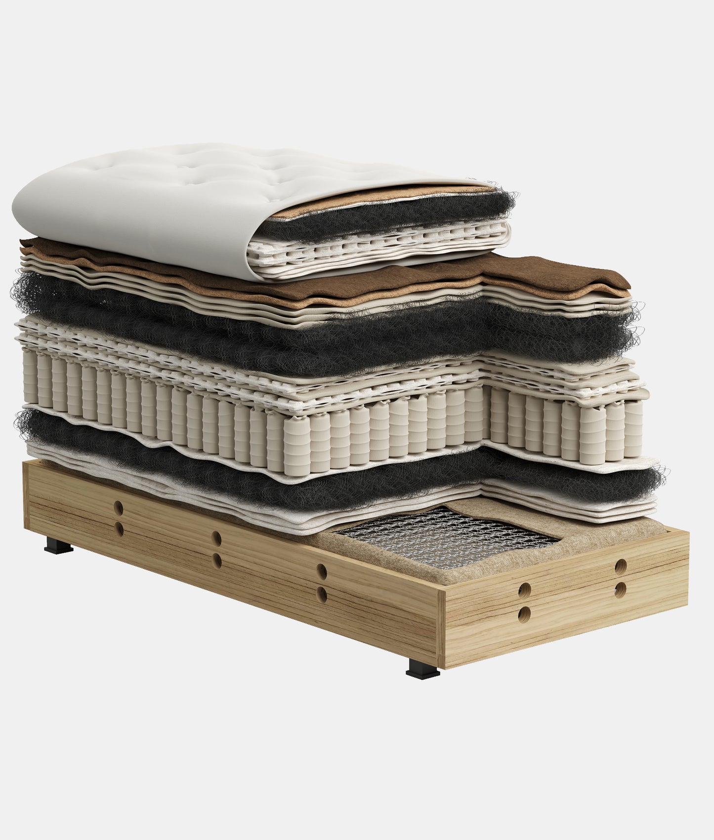 Gothenburg Handcrafted Luxury Horsehair Pocket Spring Mattress