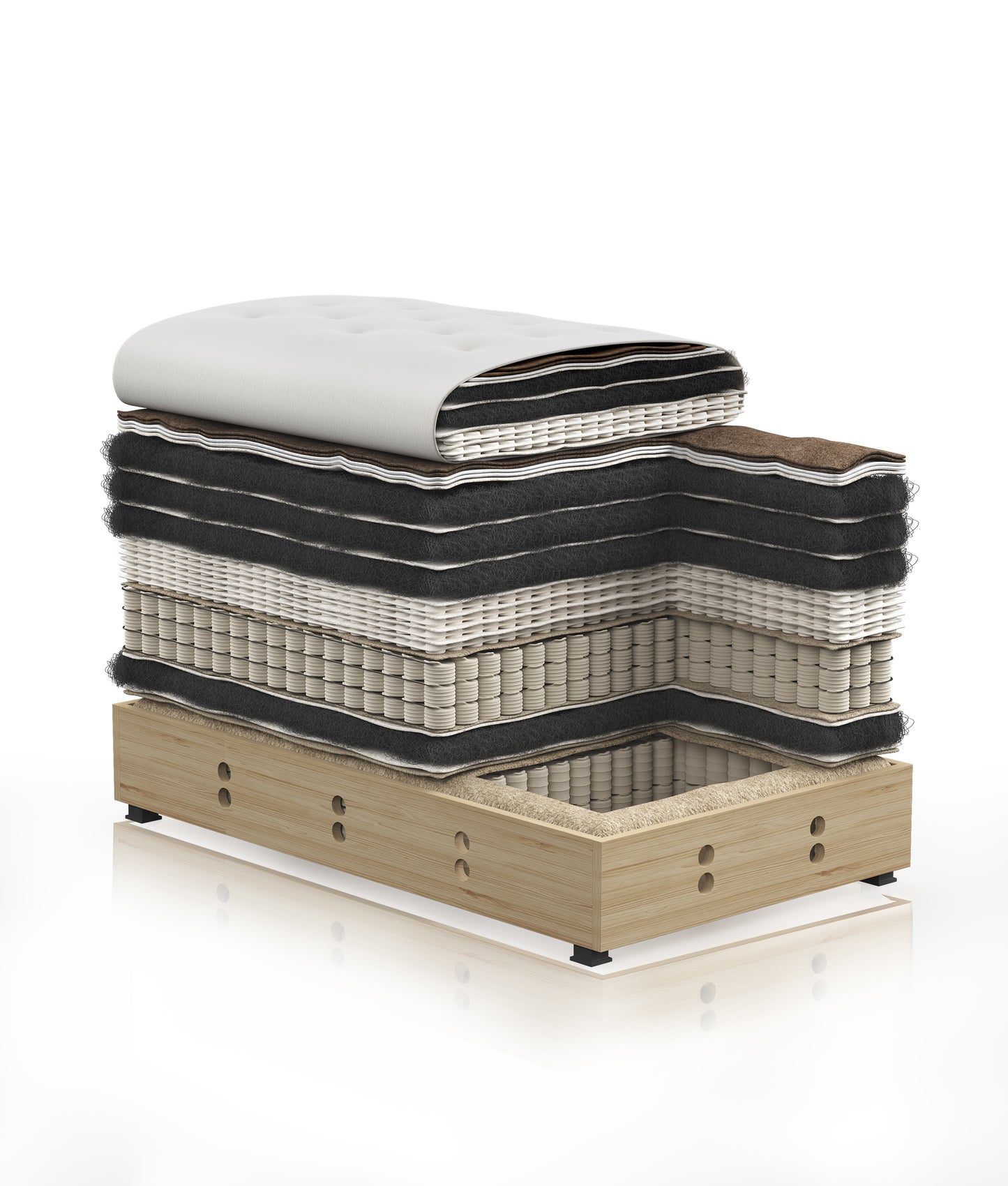 Norrkoping Handcrafted Luxury Horsehair Pocket Spring Mattress