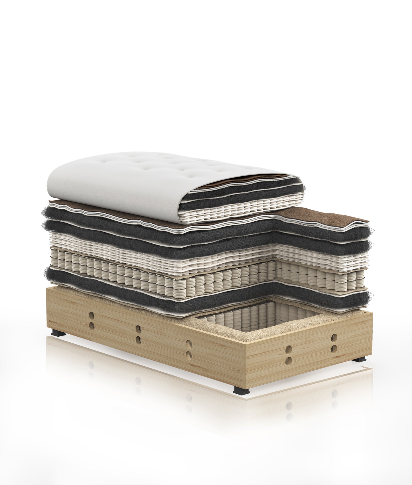 Stockholm Handcrafted Luxury Horsehair Pocket Spring Mattress
