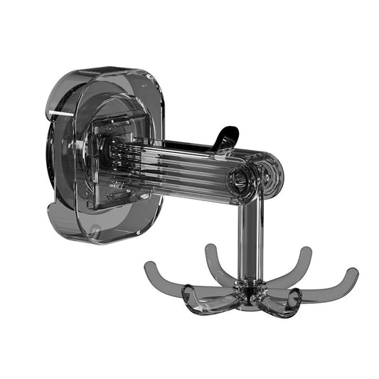 Free Shipping Non-Punching Suction Rotatable Wall Mounted Bathroom Hook Kitchen Storage Rack Hanger